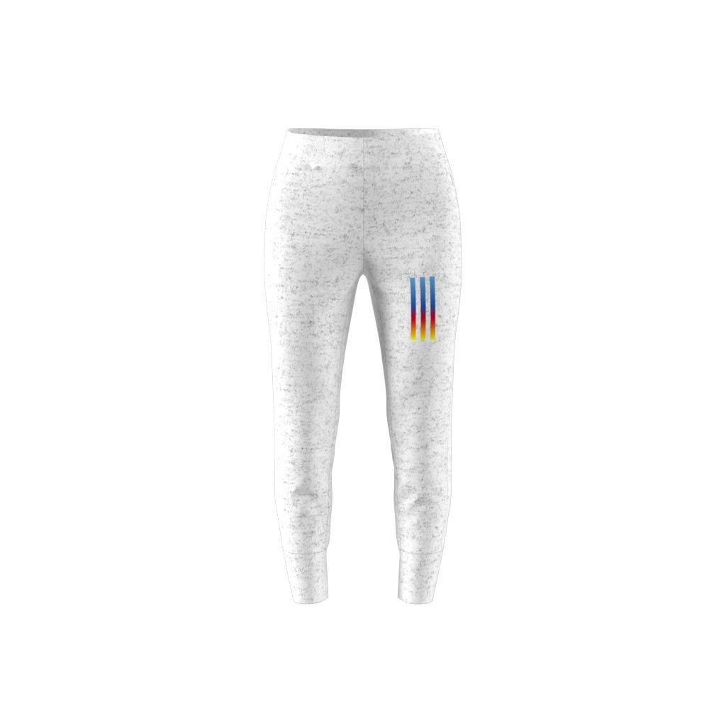 Mission Victory Slim-Fit High-Waist Tracksuit Bottoms, White, A901_ONE, large image number 14