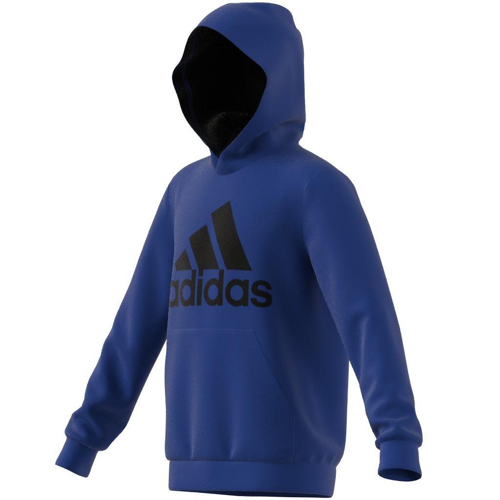 Kids adidas Essentials Hoodie, Blue, A901_ONE, large image number 12