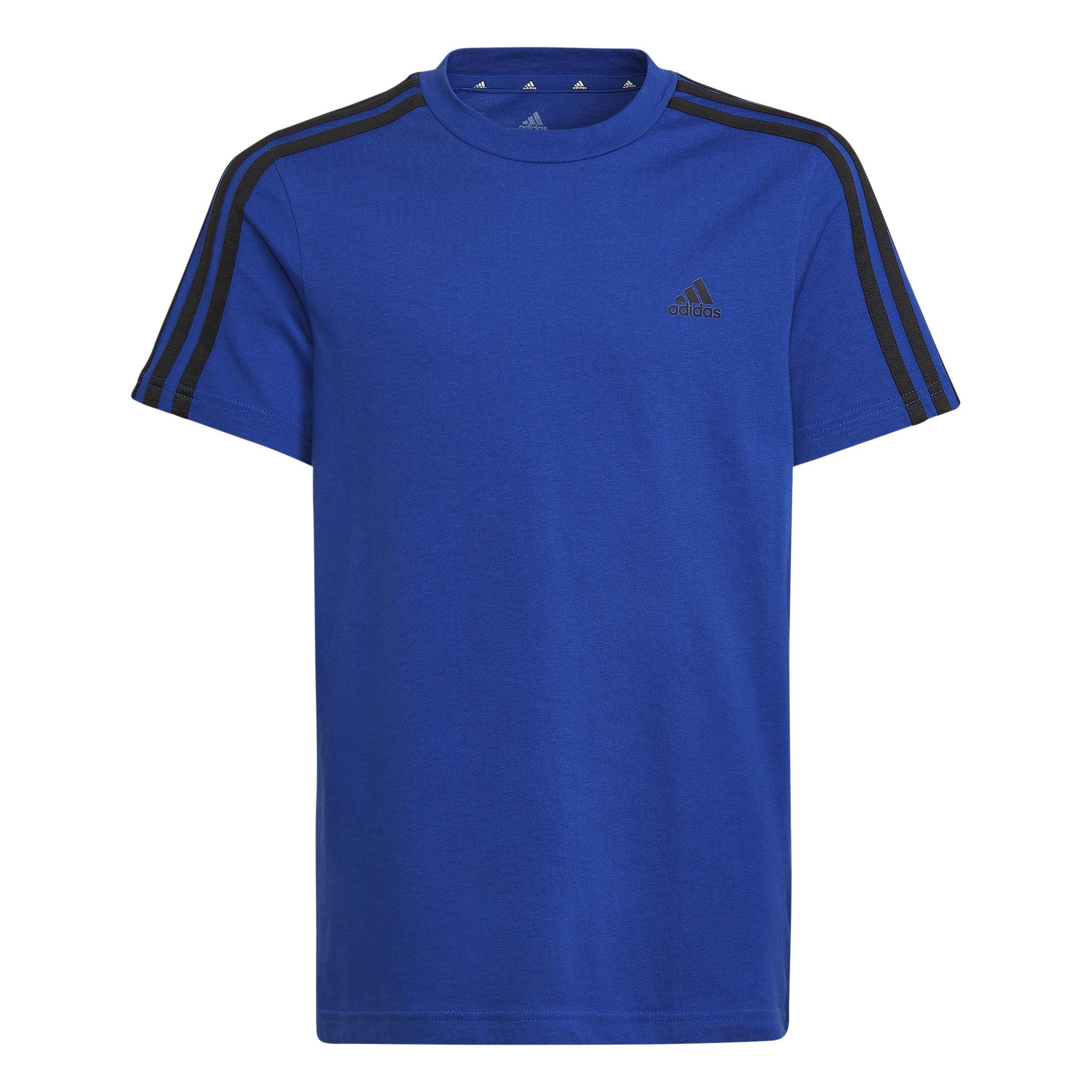 Kids Essentials 3-Stripes T-Shirt, Blue, A901_ONE, large image number 2