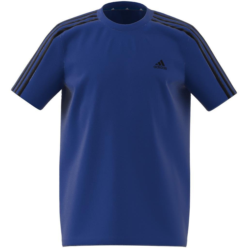 Kids Essentials 3-Stripes T-Shirt, Blue, A901_ONE, large image number 7