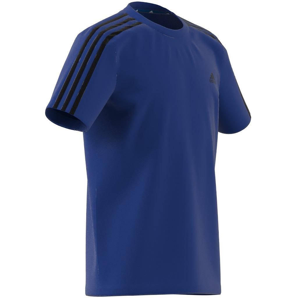 Kids Essentials 3-Stripes T-Shirt, Blue, A901_ONE, large image number 8