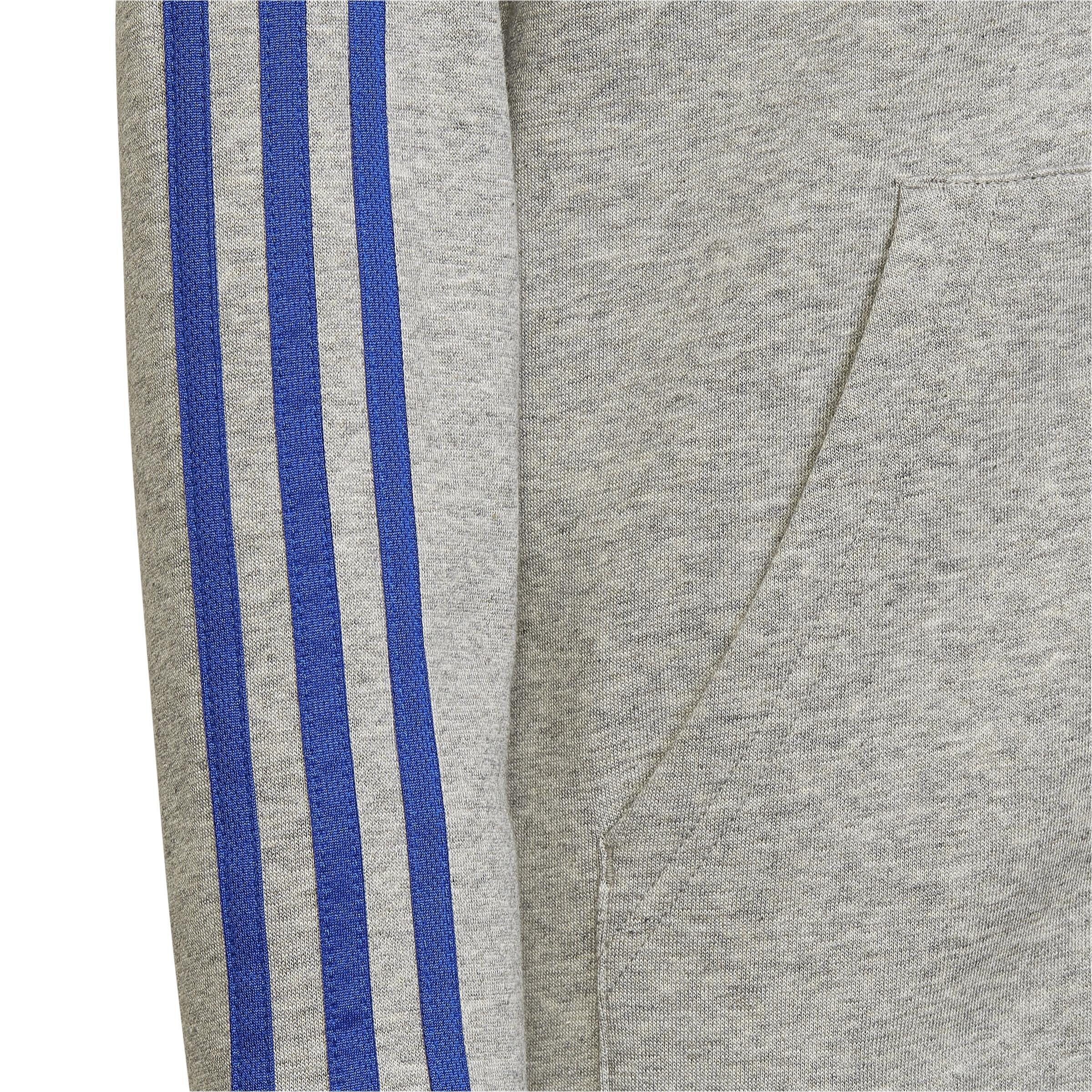 Kids Essentials 3-Stripes Hoodie, Grey, , large image number 5
