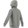 Kids Boys Essentials 3-Stripes Hoodie, Grey, A901_ONE, thumbnail image number 9