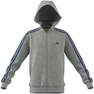 Kids Boys Essentials 3-Stripes Hoodie, Grey, A901_ONE, thumbnail image number 10