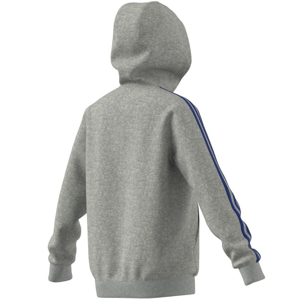 Kids Essentials 3-Stripes Hoodie, Grey, , large image number 13