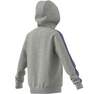 Kids Boys Essentials 3-Stripes Hoodie, Grey, A901_ONE, thumbnail image number 13