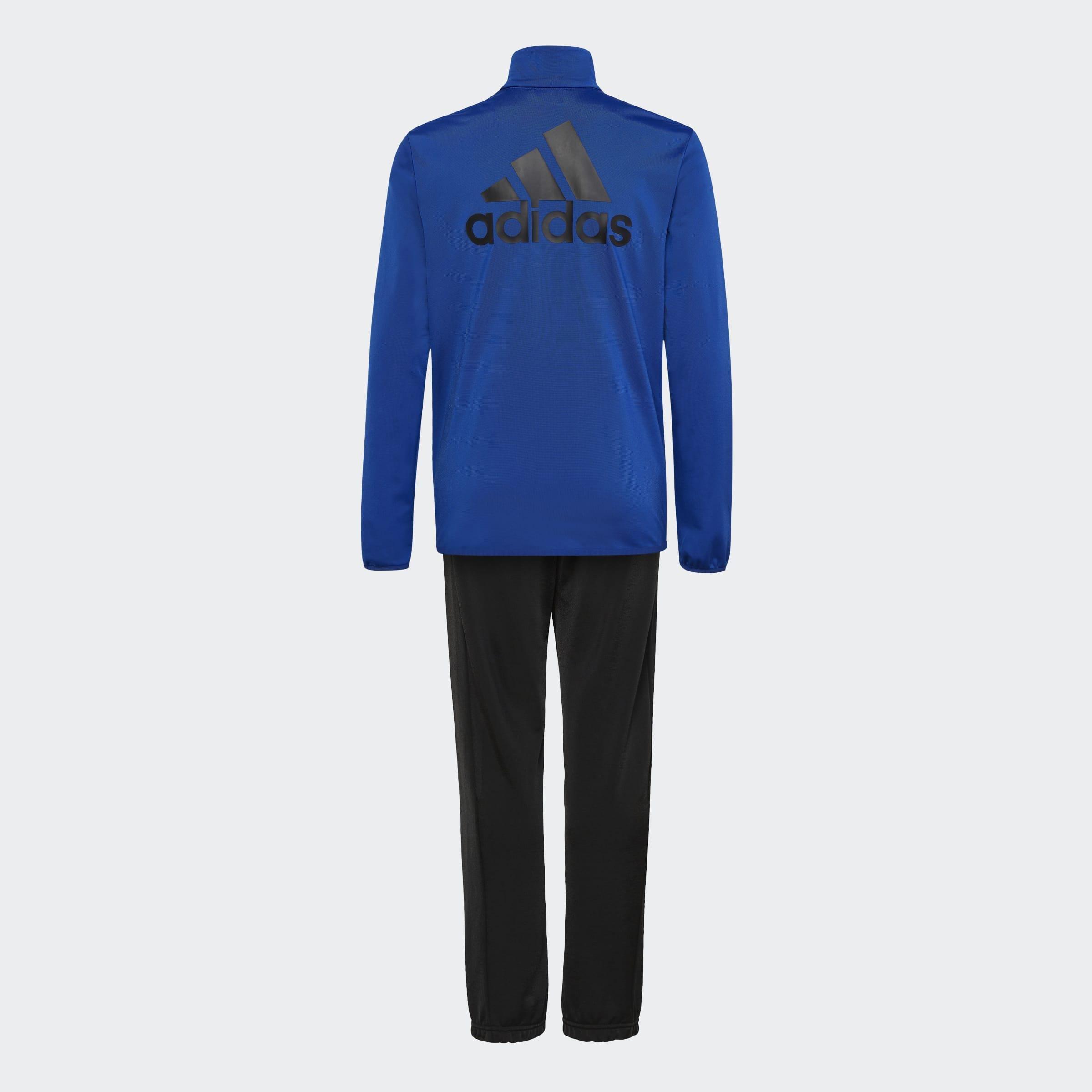 Kids adidas Essentials Track Suit, Blue, A901_ONE, large image number 2