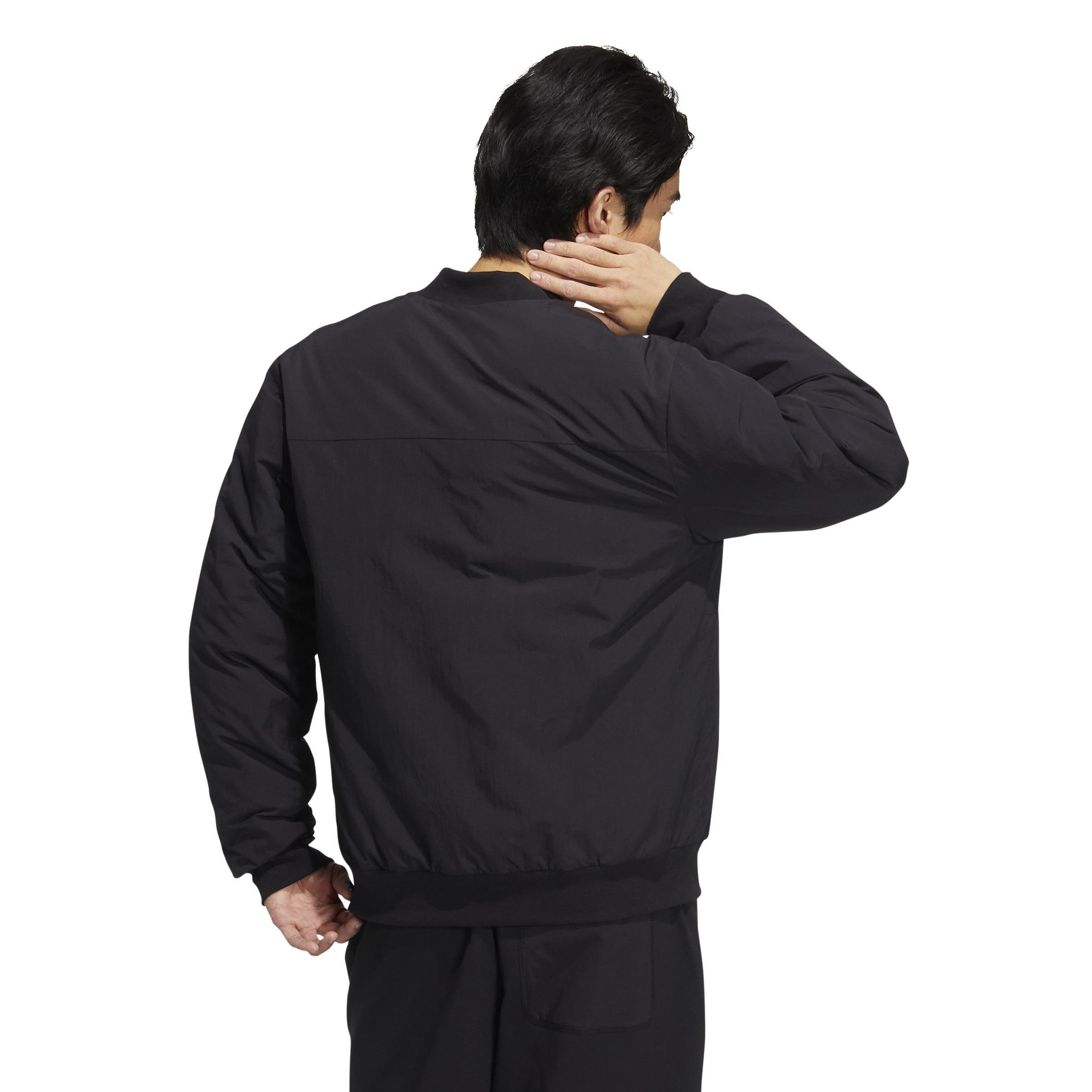 Down Bomber Jacket, Black, , large image number 3