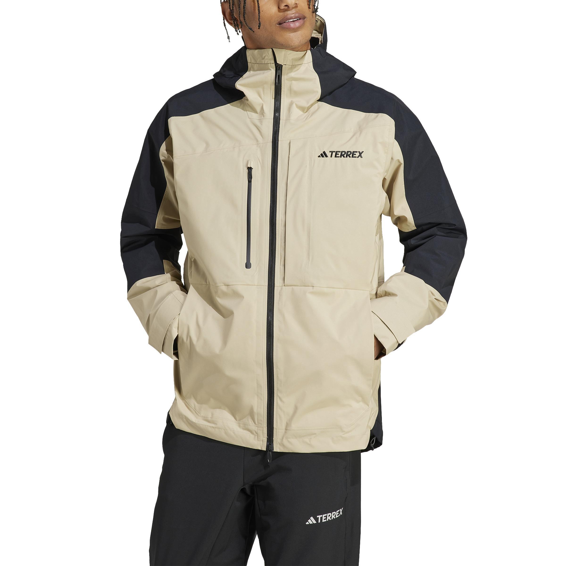 Terrex Xploric Rain.Rdy Hiking Jacket, Beige, A901_ONE, large image number 0