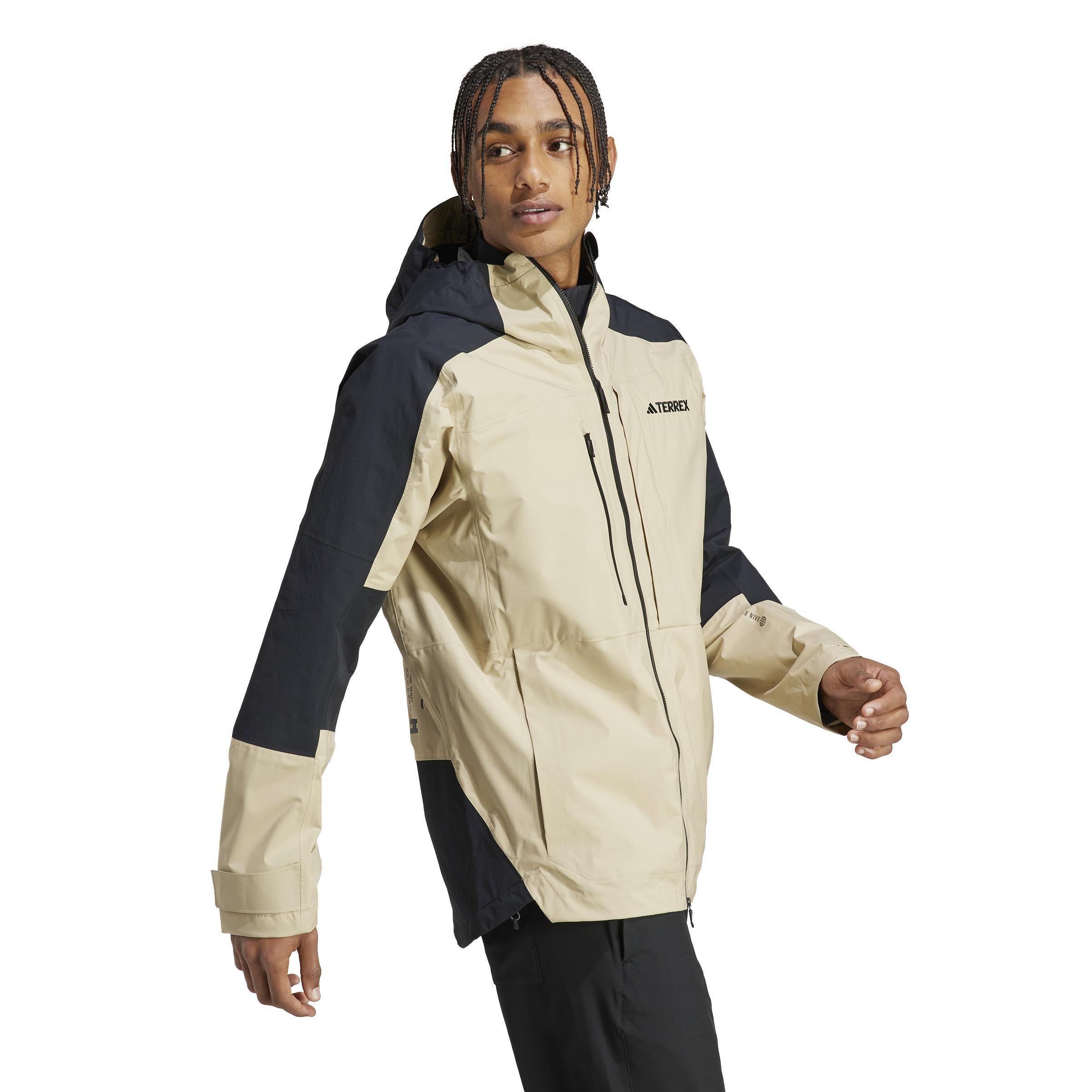 Terrex Xploric Rain.Rdy Hiking Jacket, Beige, , large image number 9