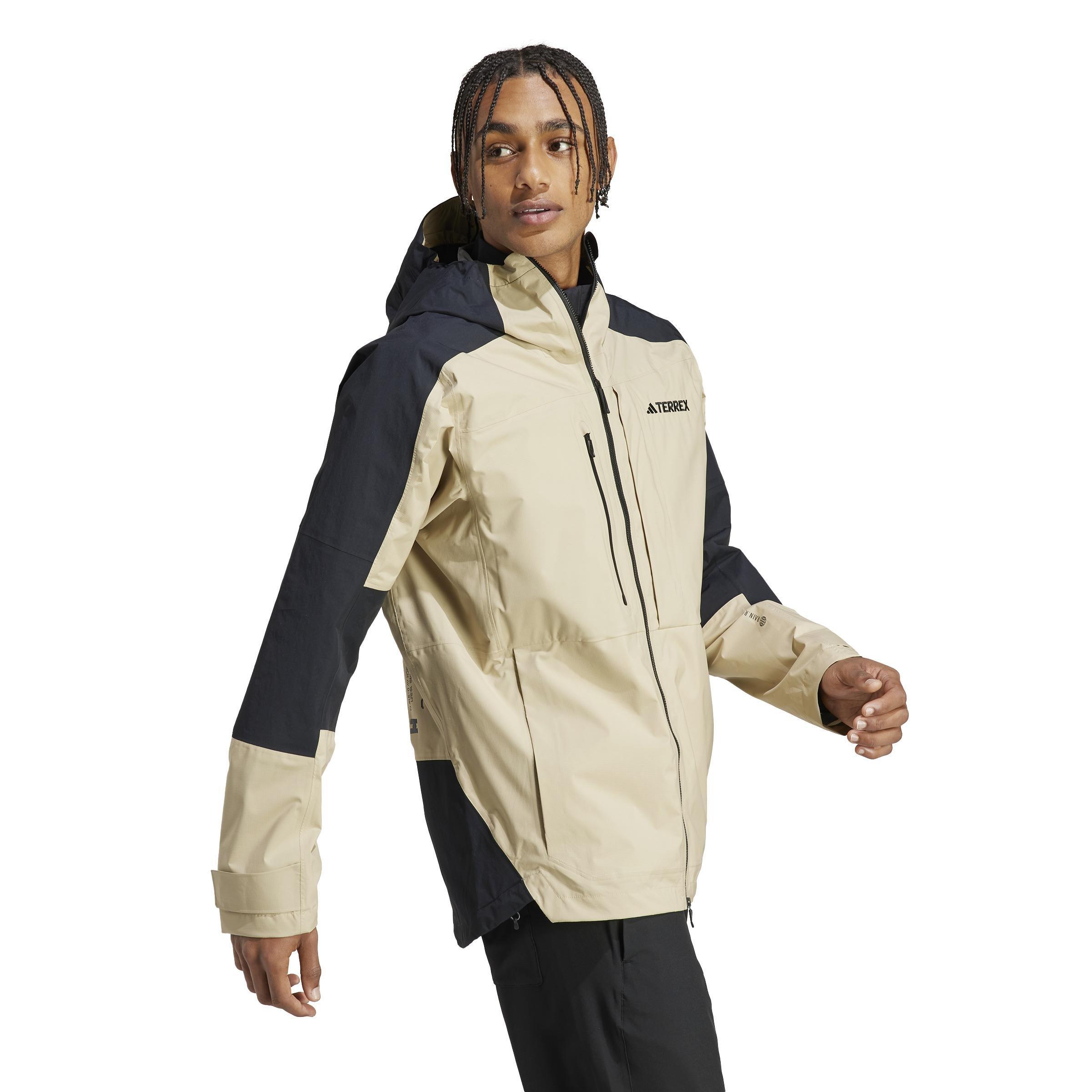 Terrex Xploric Rain.Rdy Hiking Jacket, Beige, A901_ONE, large image number 9