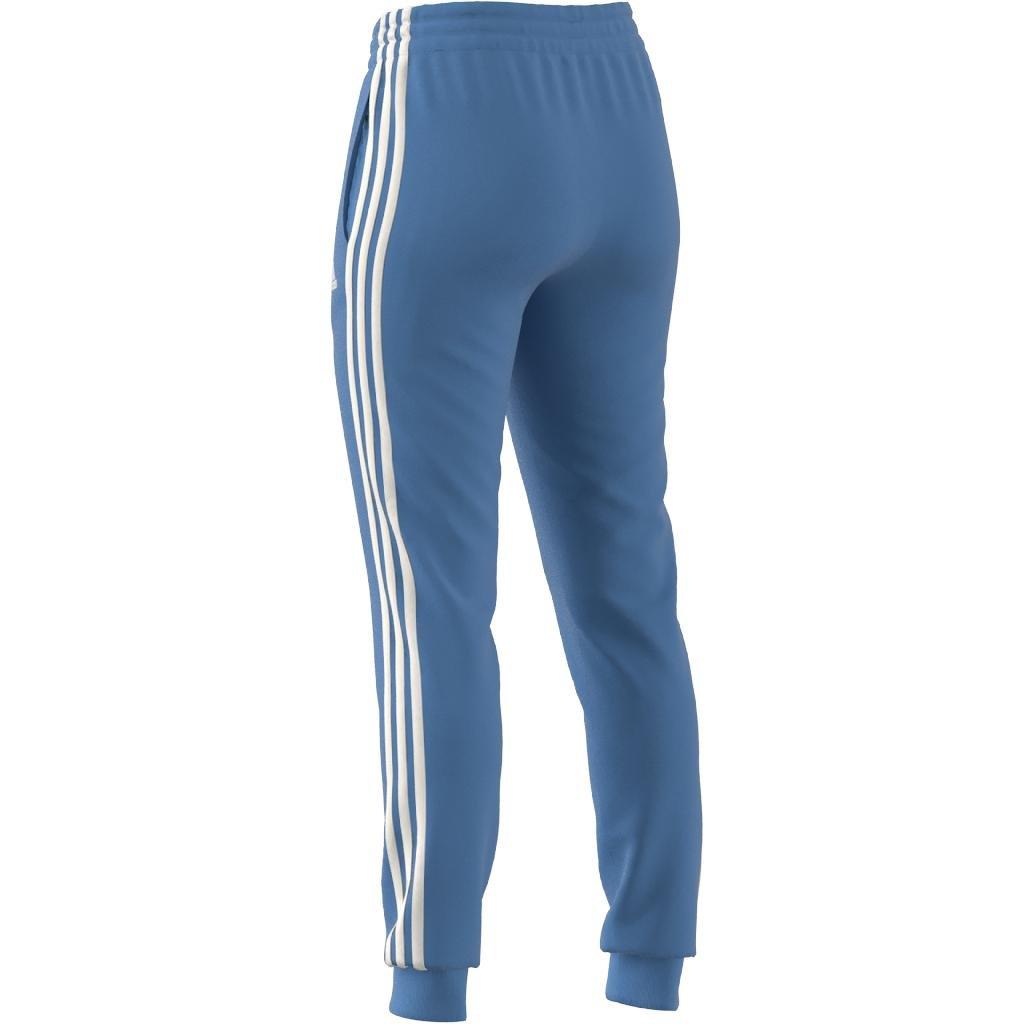 Essentials Single Jersey 3-Stripes Joggers, Blue, A901_ONE, large image number 5