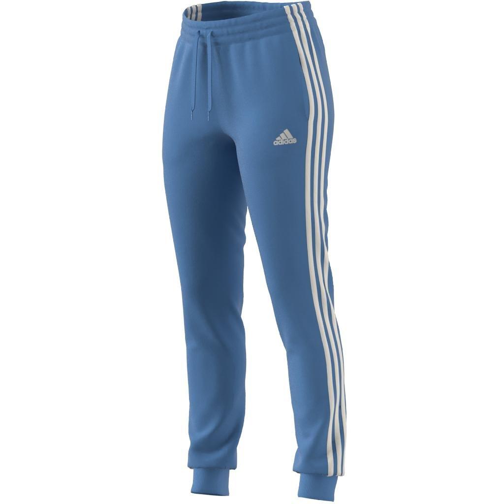 Essentials Single Jersey 3-Stripes Joggers, Blue, A901_ONE, large image number 7