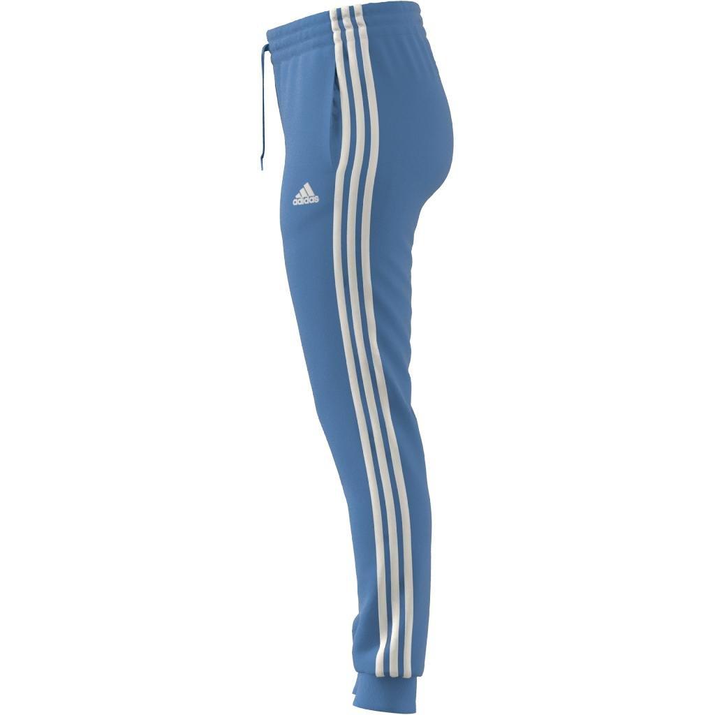 Essentials Single Jersey 3-Stripes Joggers, Blue, A901_ONE, large image number 9