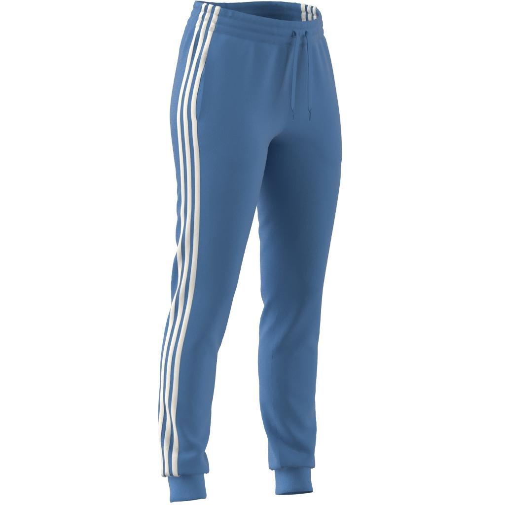 Essentials Single Jersey 3-Stripes Joggers, Blue, A901_ONE, large image number 11