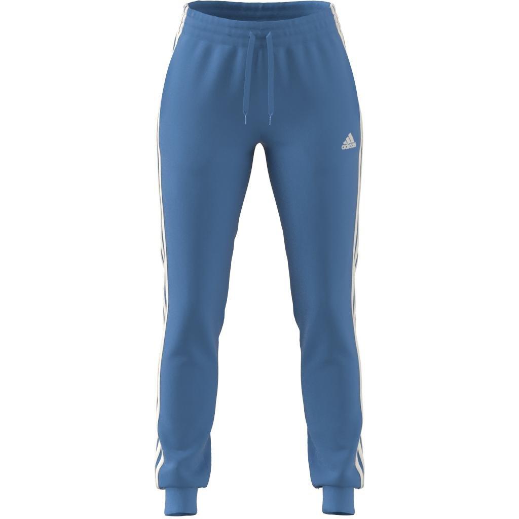 Essentials Single Jersey 3-Stripes Joggers, Blue, A901_ONE, large image number 12