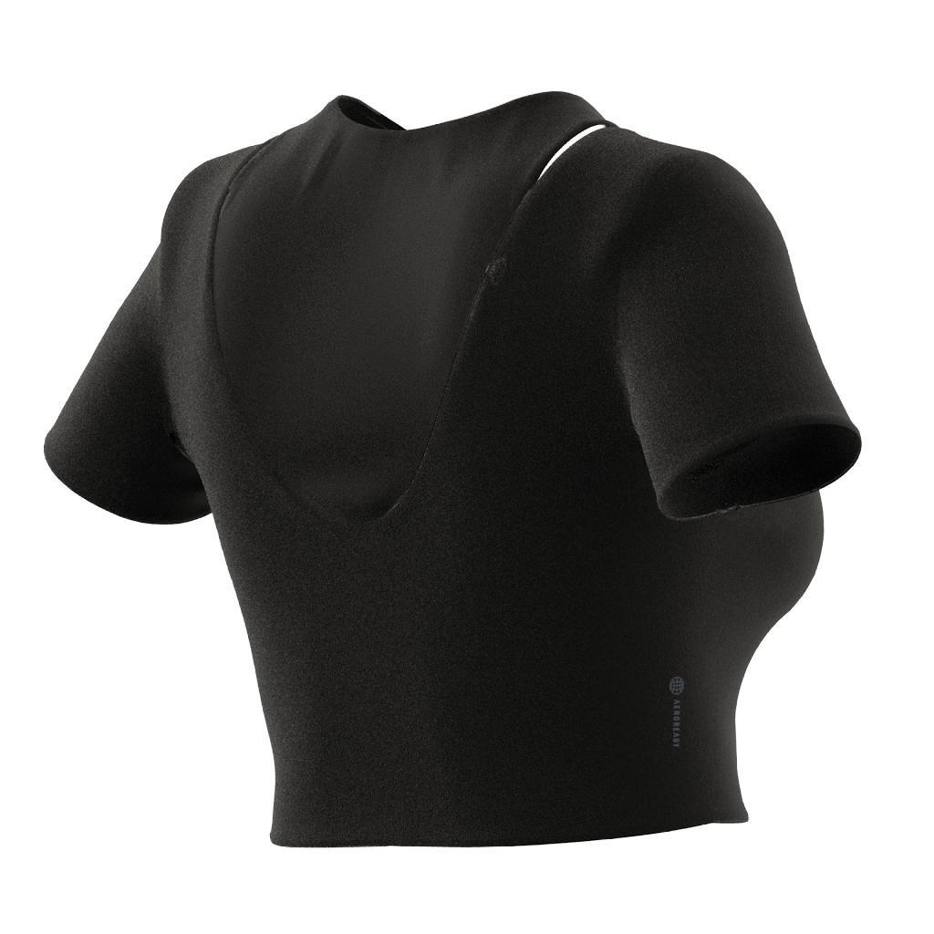 Hiit Aeroready Crop Training T-Shirt, Black, , large image number 8