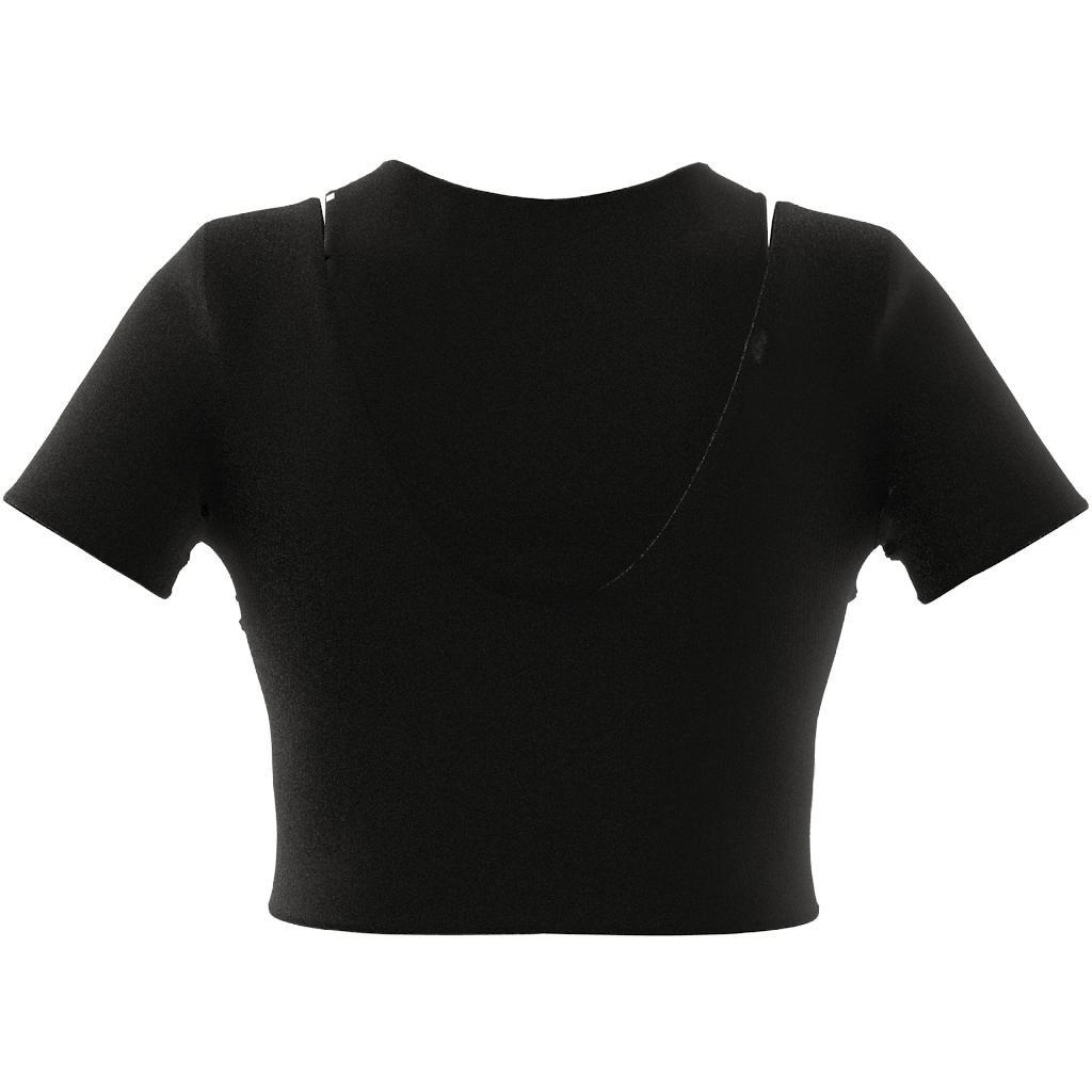 Hiit Aeroready Crop Training T-Shirt, Black, , large image number 12