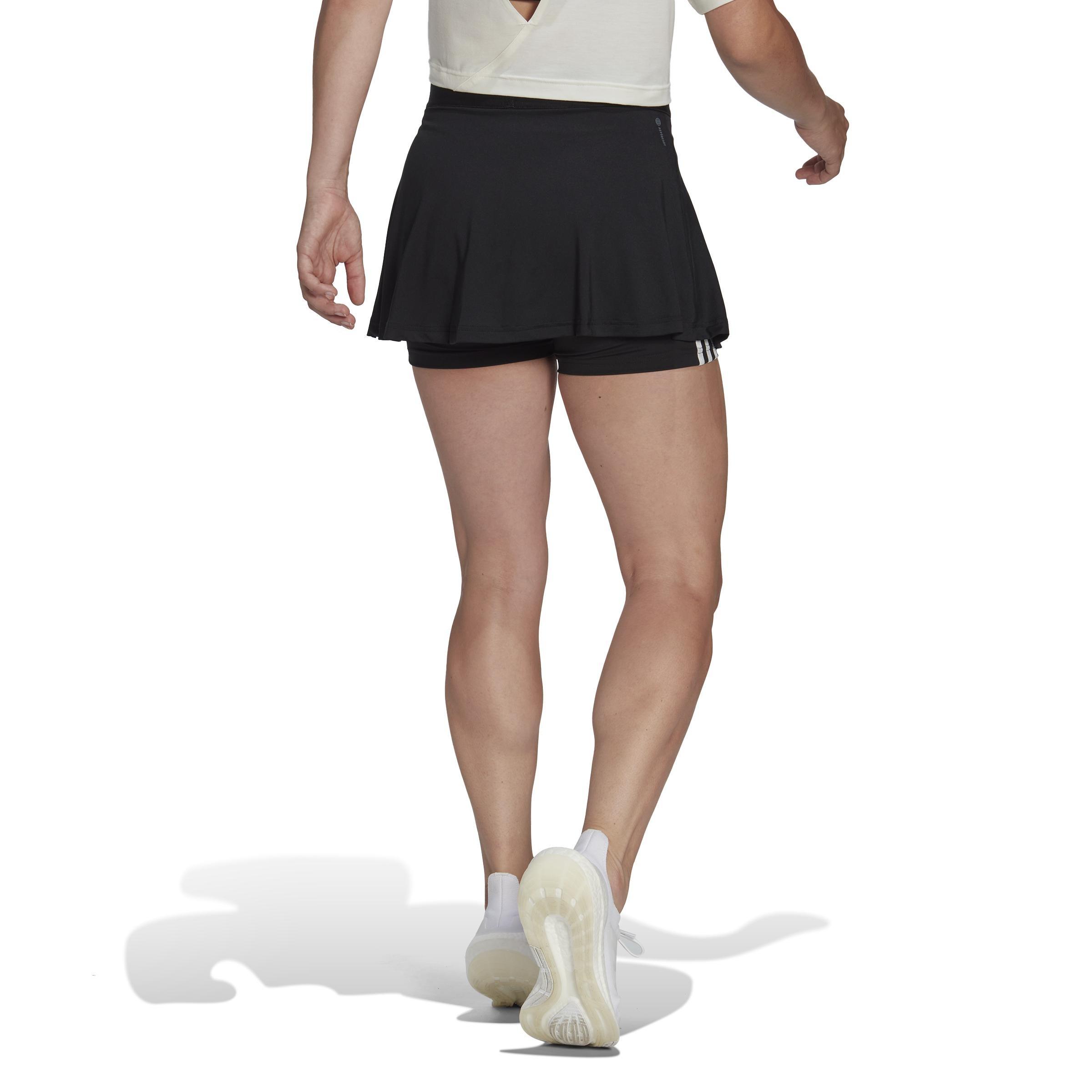 Aeroready Train Essentials 3-Stripes Performance Skirt, Black, , large image number 2