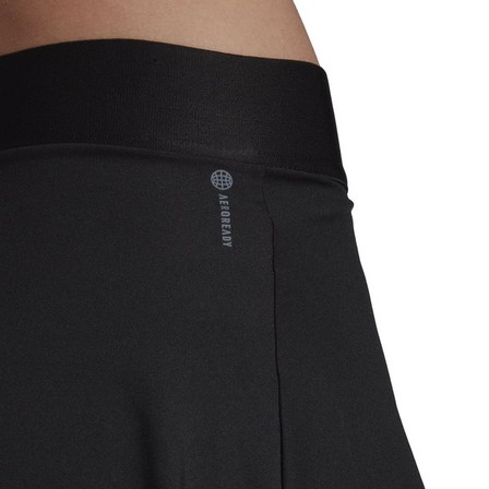 Women Aeroready Train Essentials 3-Stripes Performance Skirt, Black, A901_ONE, large image number 3