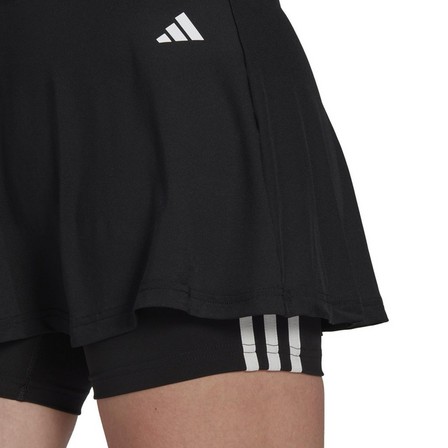 Women Aeroready Train Essentials 3-Stripes Performance Skirt, Black, A901_ONE, large image number 4