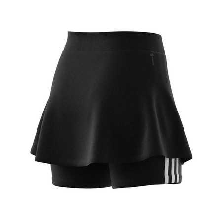 Women Aeroready Train Essentials 3-Stripes Performance Skirt, Black, A901_ONE, large image number 5