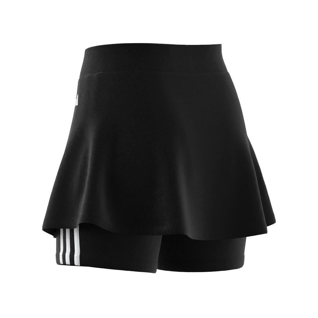 Aeroready Train Essentials 3-Stripes Performance Skirt, Black, A901_ONE, large image number 7