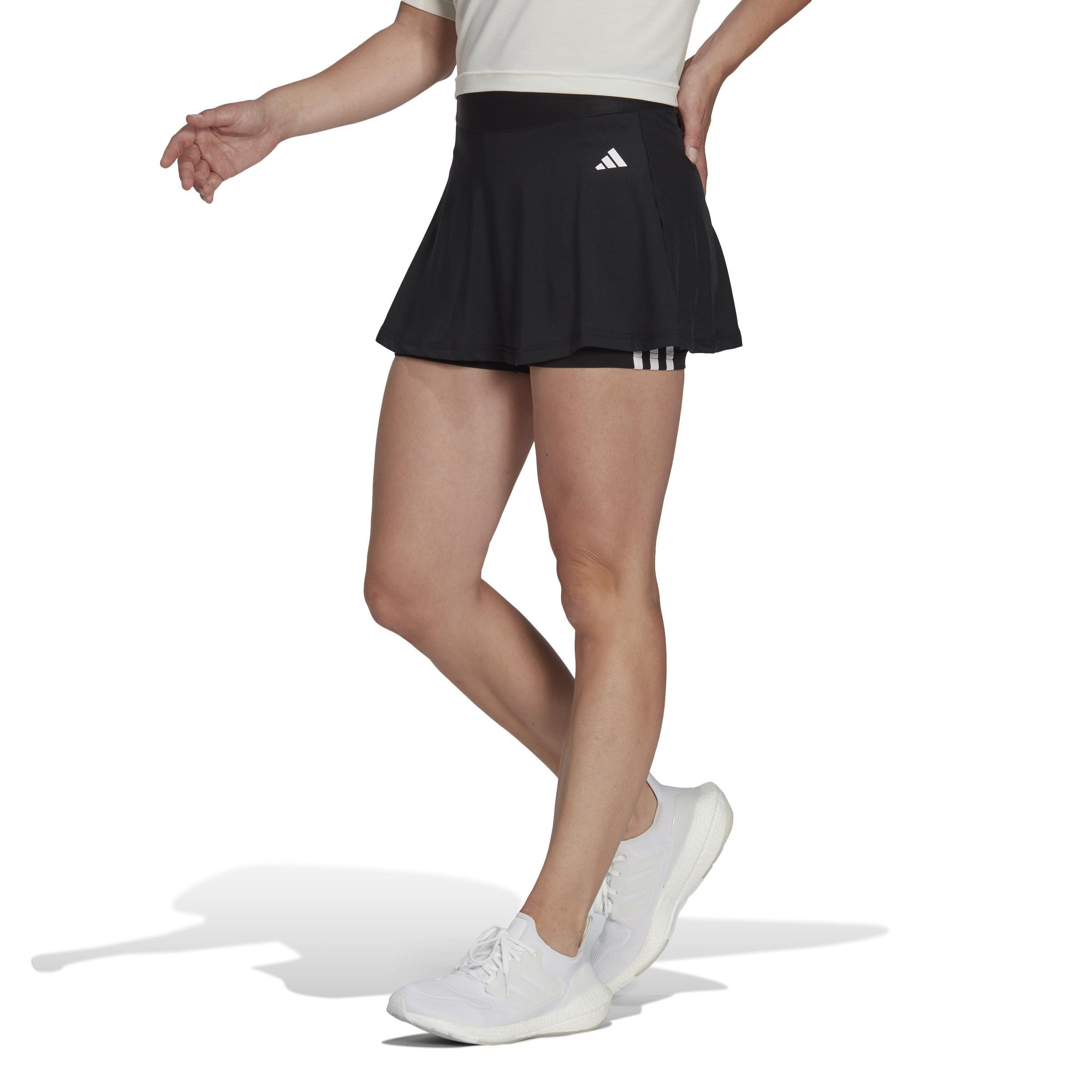 Aeroready Train Essentials 3-Stripes Performance Skirt, Black, , large image number 8