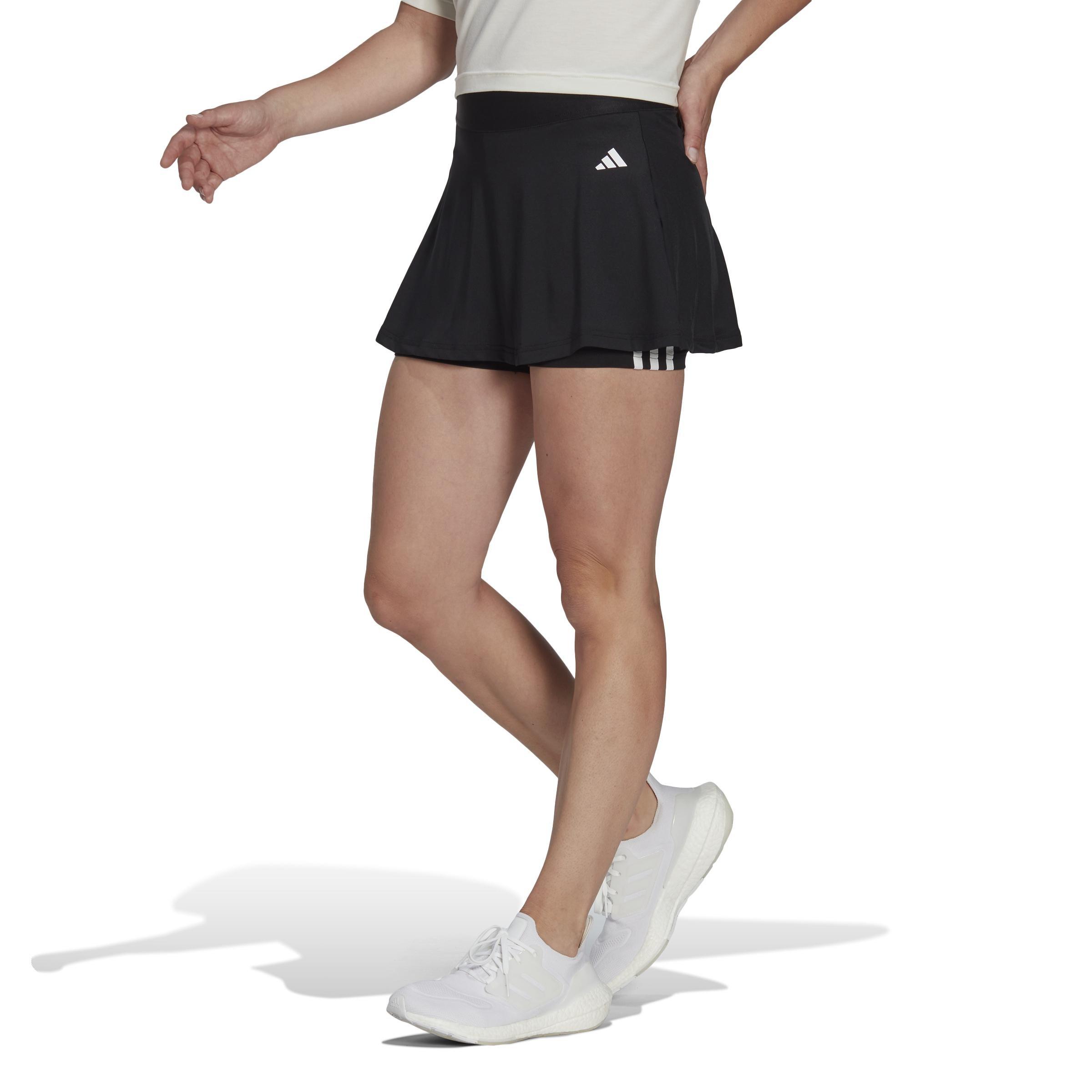 Aeroready Train Essentials 3-Stripes Performance Skirt, Black, A901_ONE, large image number 8