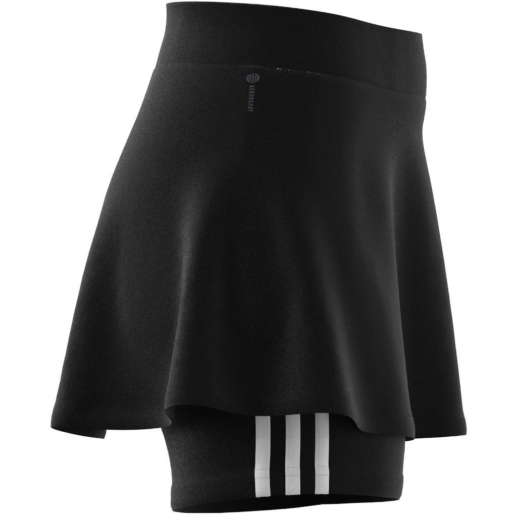 Aeroready Train Essentials 3-Stripes Performance Skirt, Black, , large image number 12