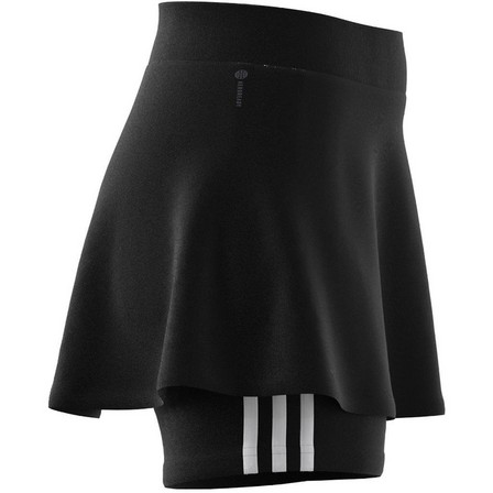 Women Aeroready Train Essentials 3-Stripes Performance Skirt, Black, A901_ONE, large image number 12
