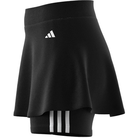 Women Aeroready Train Essentials 3-Stripes Performance Skirt, Black, A901_ONE, large image number 13