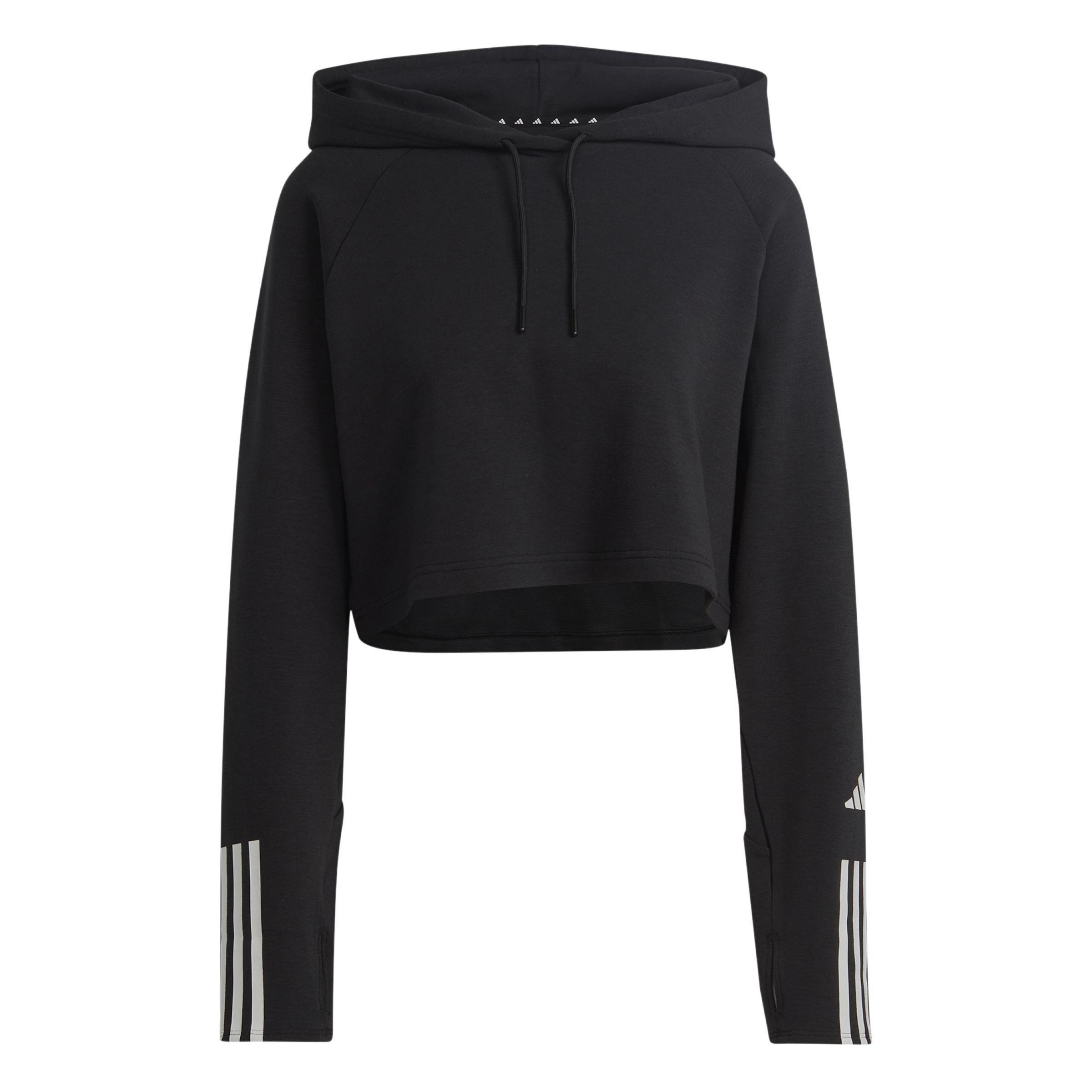 Train Essentials Train Cotton 3-Stripes Hoodie, Black, , large image number 0