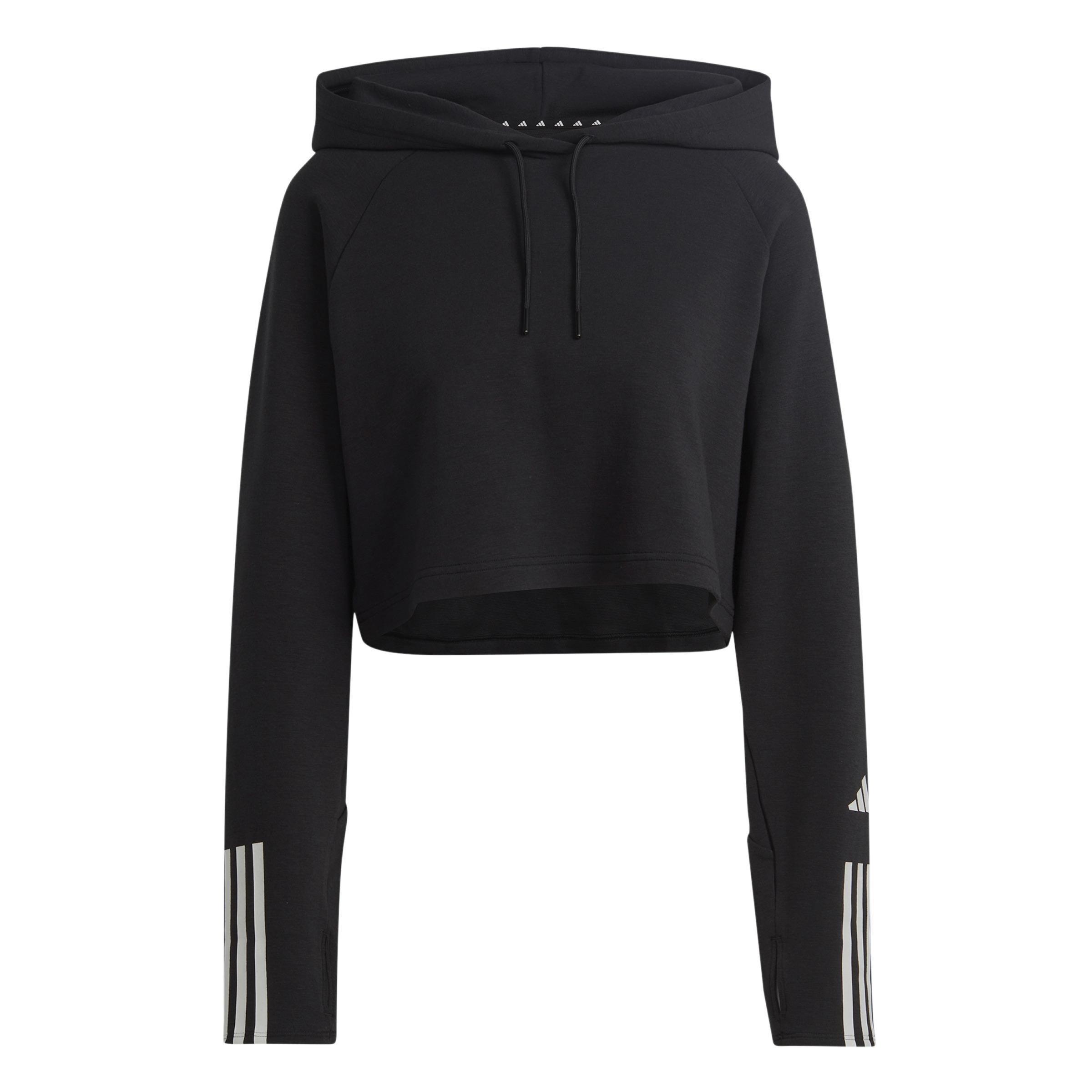 Train Essentials Train Cotton 3-Stripes Hoodie, Black, , large image number 1
