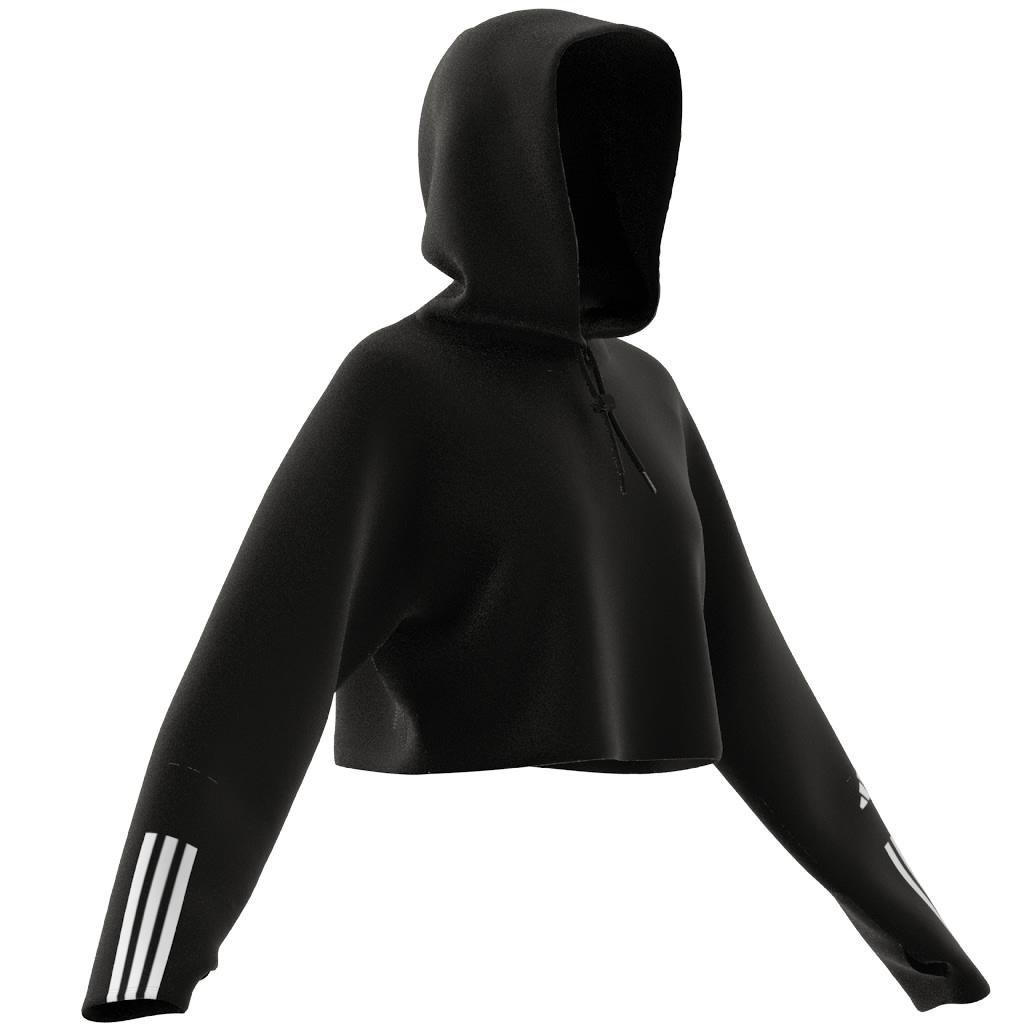 Train Essentials Train Cotton 3-Stripes Hoodie, Black, , large image number 3