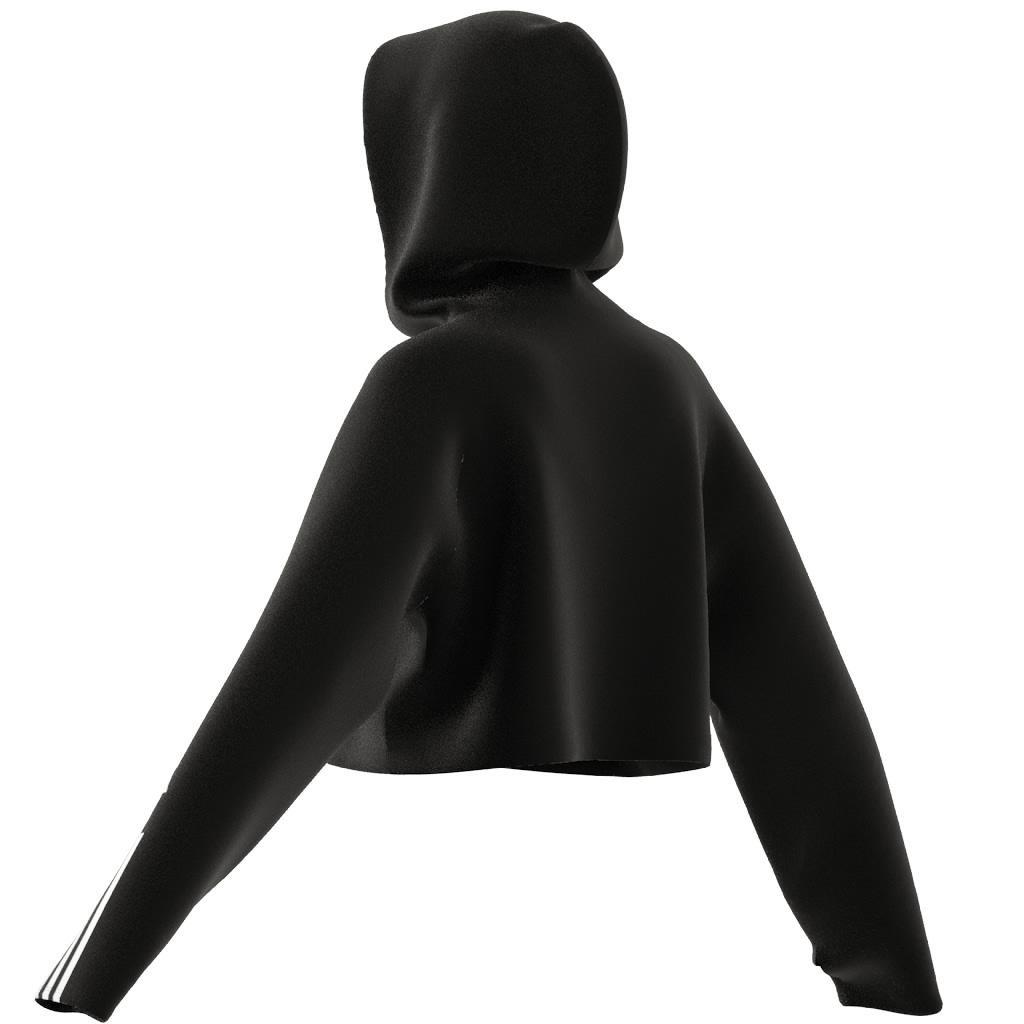 Train Essentials Train Cotton 3-Stripes Hoodie, Black, , large image number 4