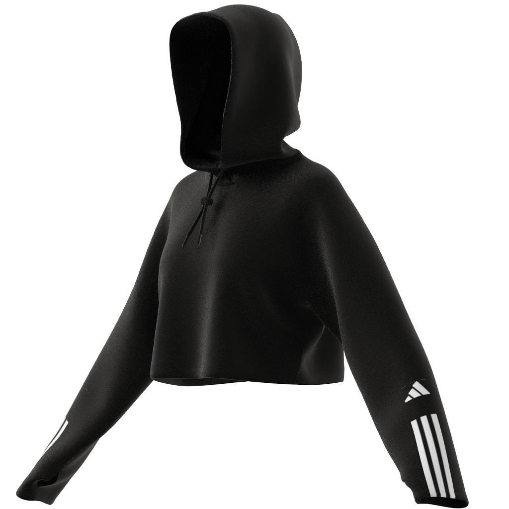 Train Essentials Train Cotton 3-Stripes Hoodie, Black, , large image number 5