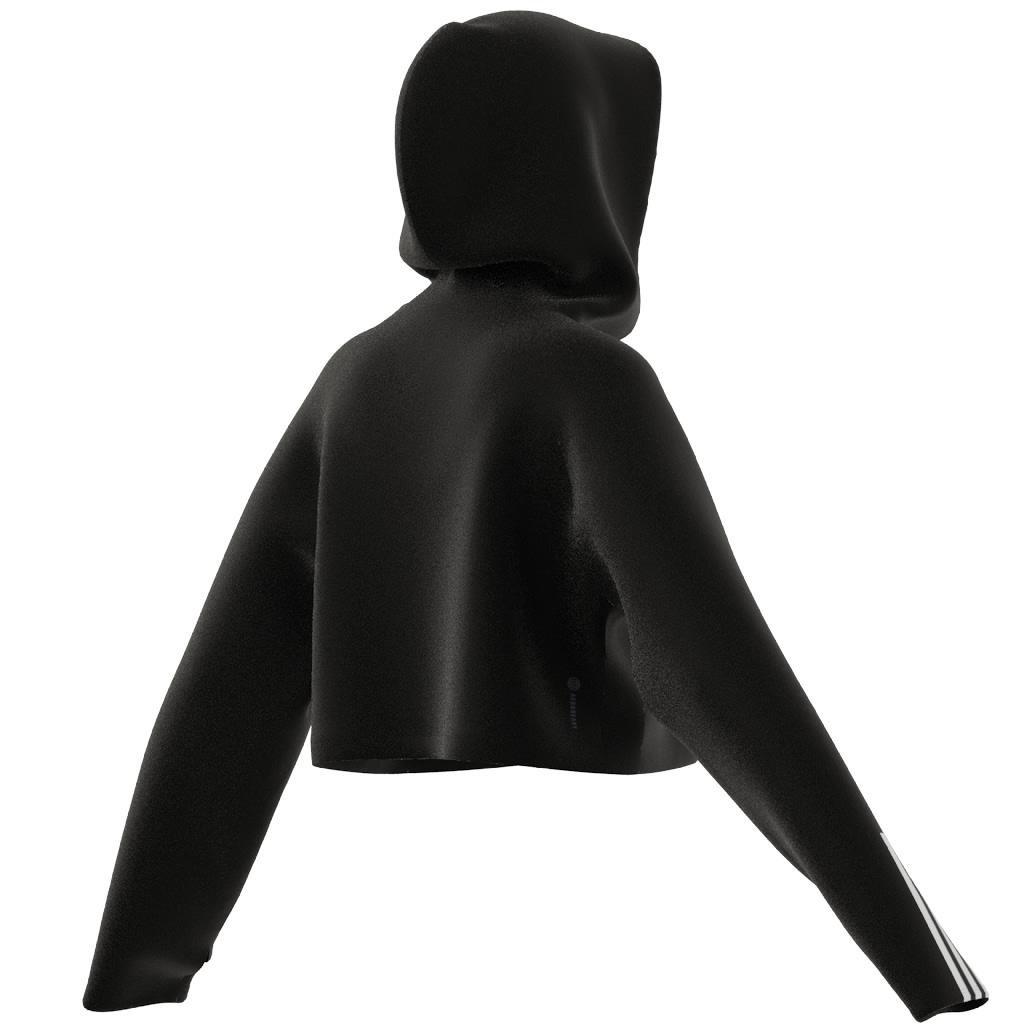 Train Essentials Train Cotton 3-Stripes Hoodie, Black, , large image number 8