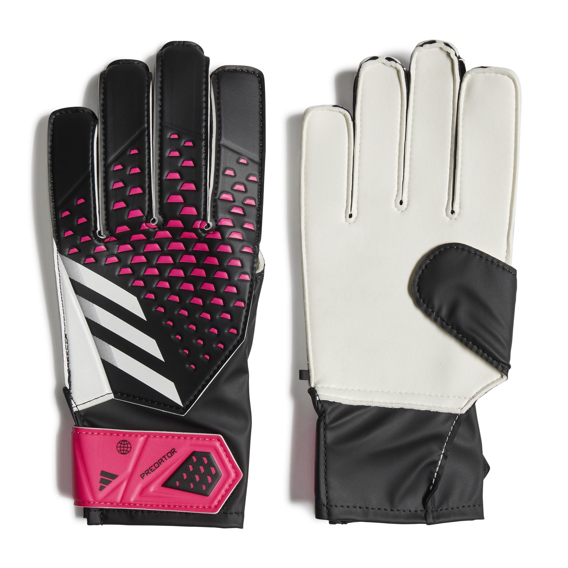 Unisex Kids Predator Training Goalkeeper Gloves, Black, A901_ONE, medium