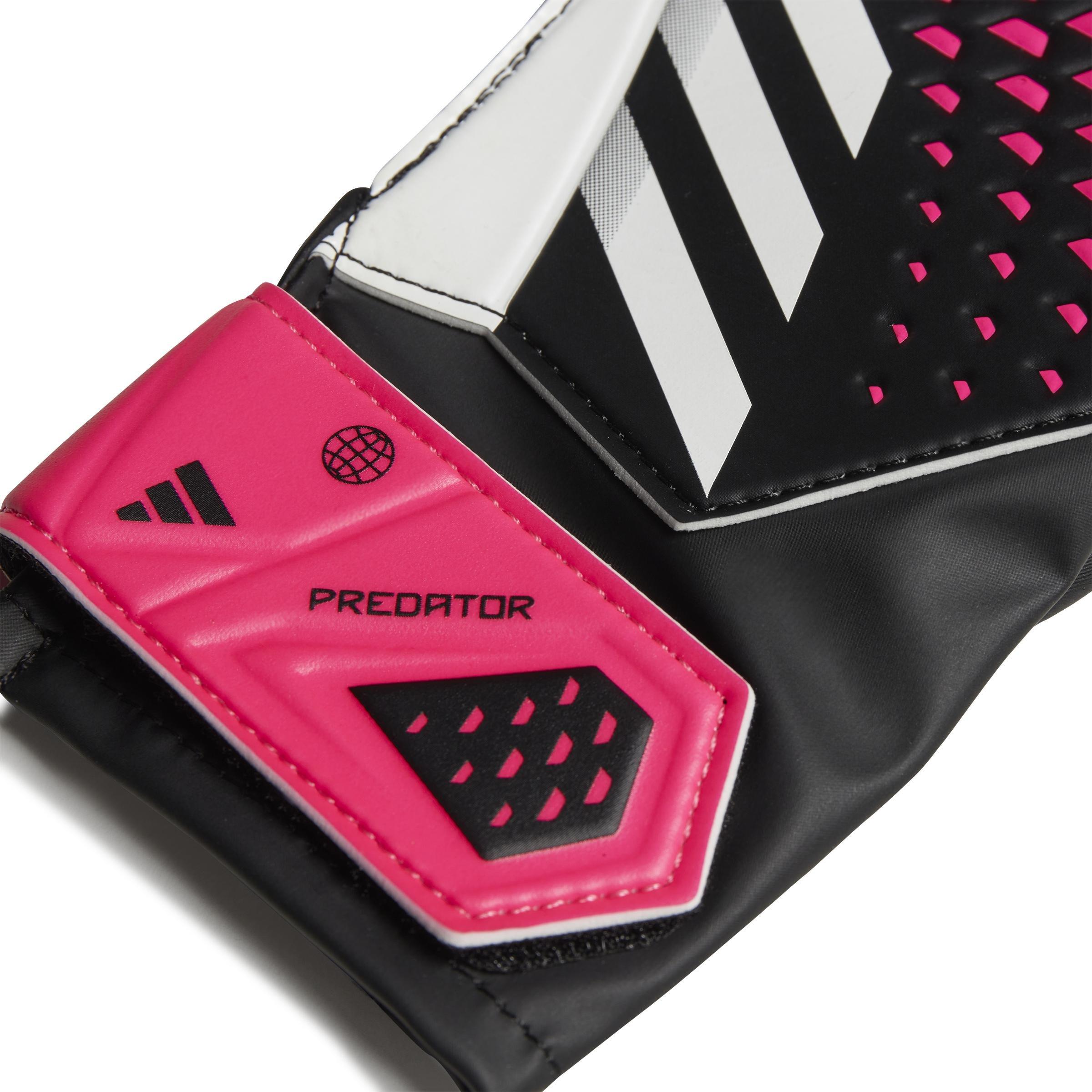 Unisex Kids Predator Training Goalkeeper Gloves, Black, A901_ONE, medium