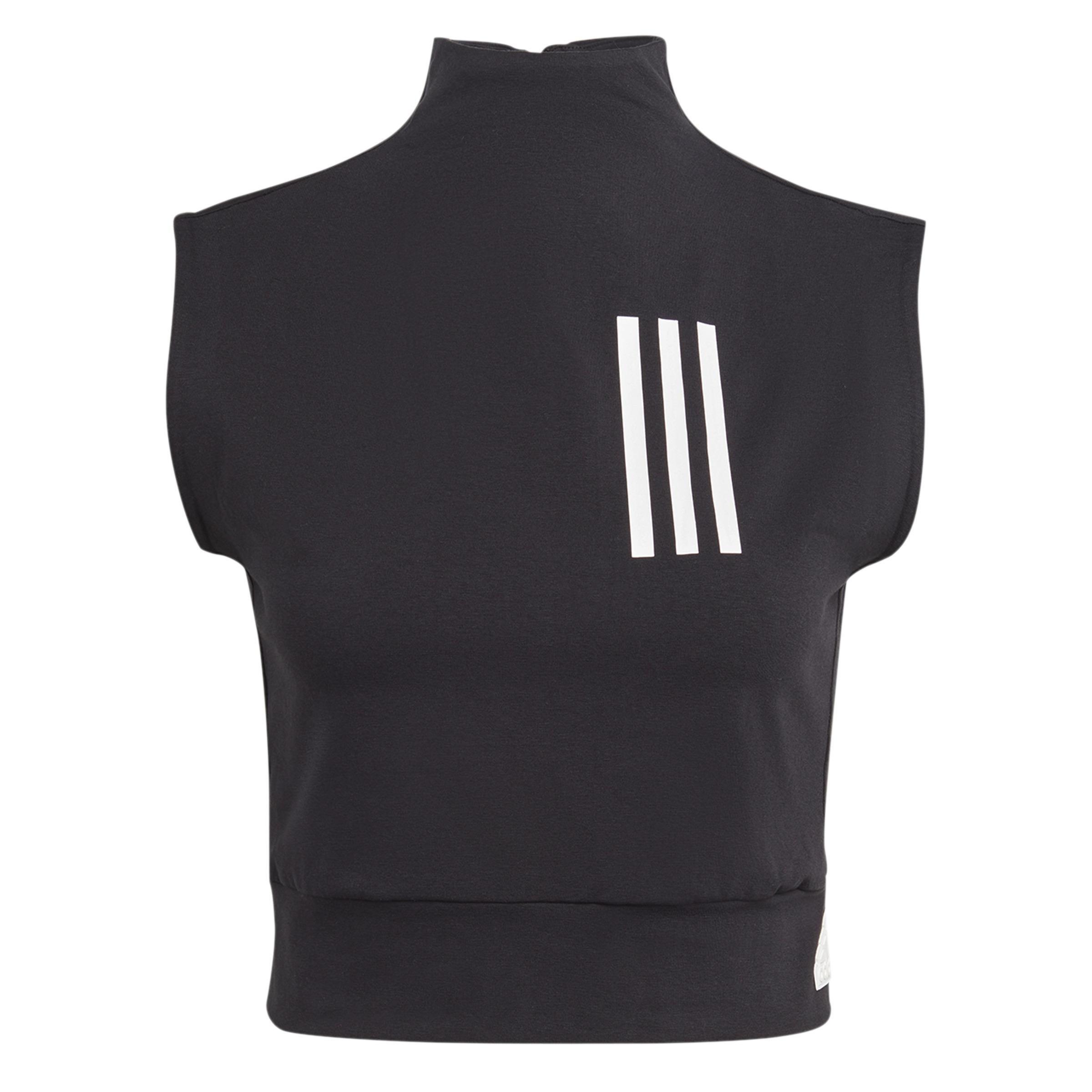 Mission Victory Sleeveless Cropped Top, Multicolour, A901_ONE, large image number 2