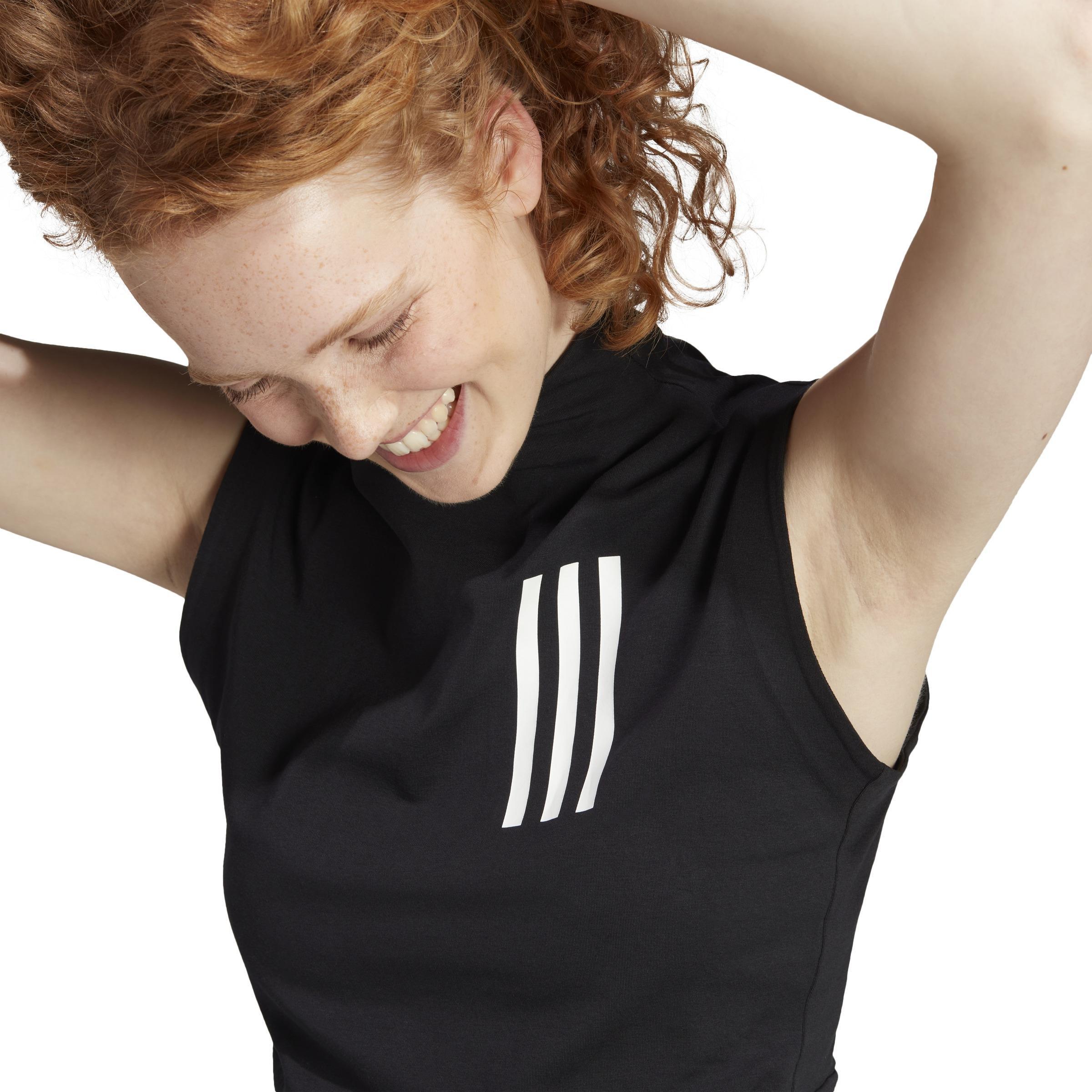 Mission Victory Sleeveless Cropped Top, Multicolour, A901_ONE, large image number 4