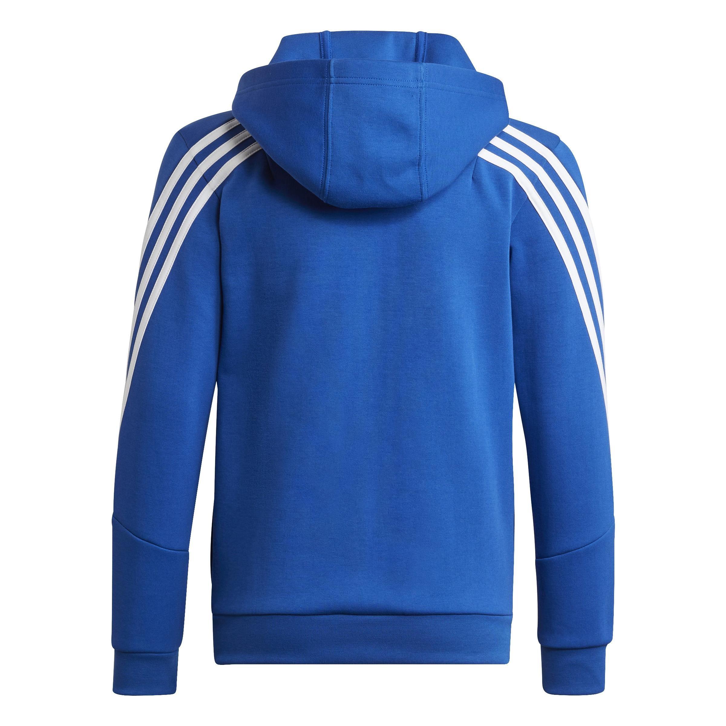 Kids Future Icons 3-Stripes Full-Zip Hoodie, Blue, , large image number 2