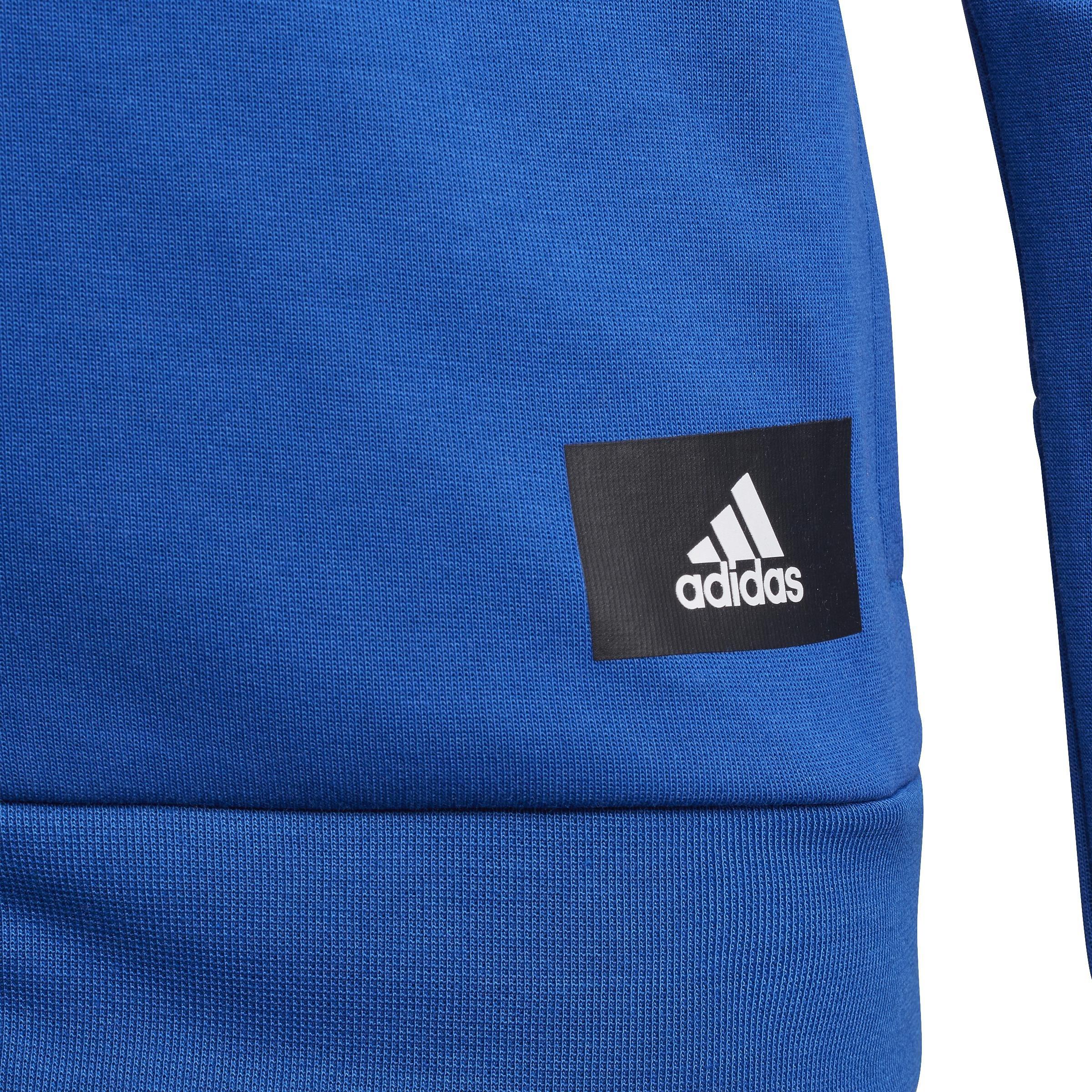 Kids Future Icons 3-Stripes Full-Zip Hoodie, Blue, , large image number 5