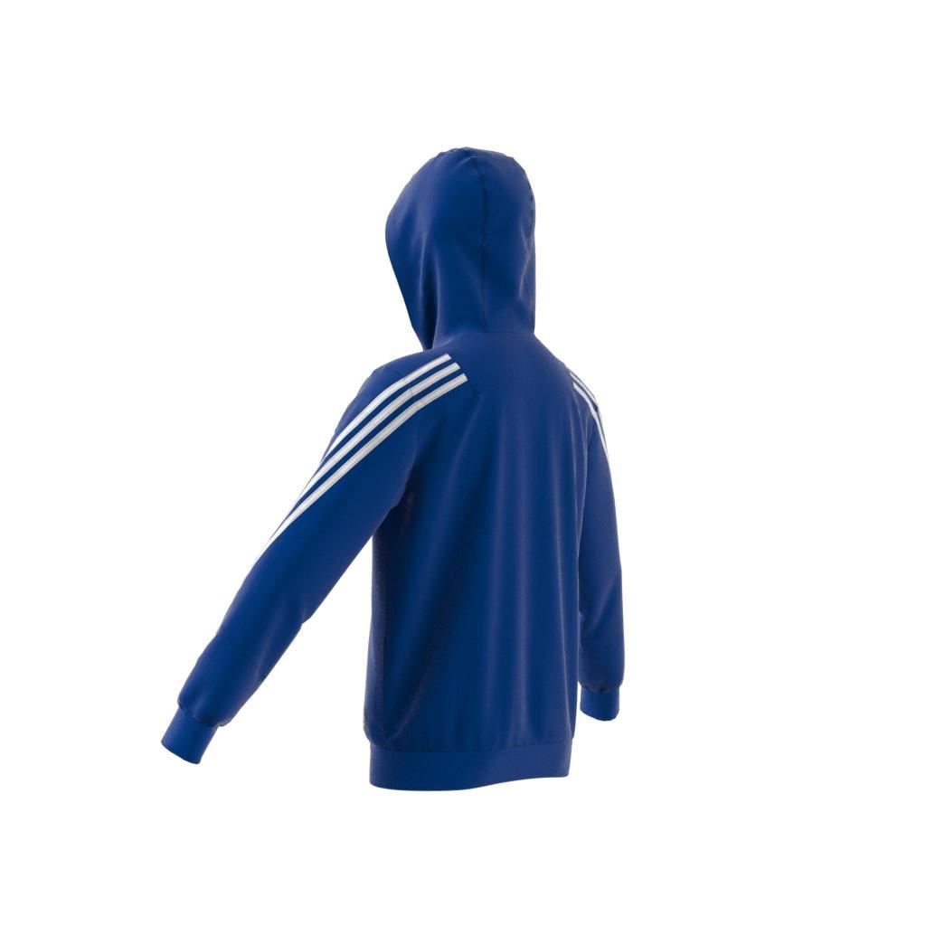 Kids Future Icons 3-Stripes Full-Zip Hoodie, Blue, , large image number 7