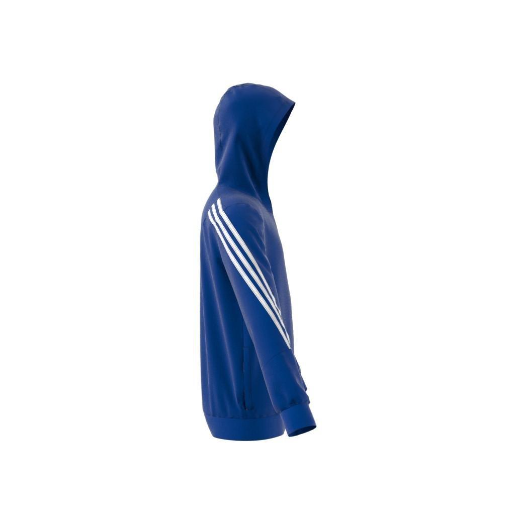 Kids Future Icons 3-Stripes Full-Zip Hoodie, Blue, , large image number 8