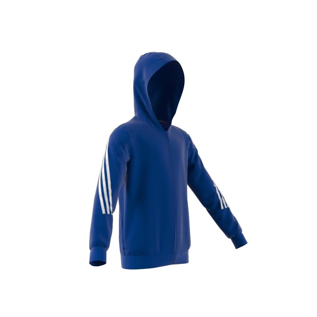 Kids Future Icons 3-Stripes Full-Zip Hoodie, Blue, , large image number 12