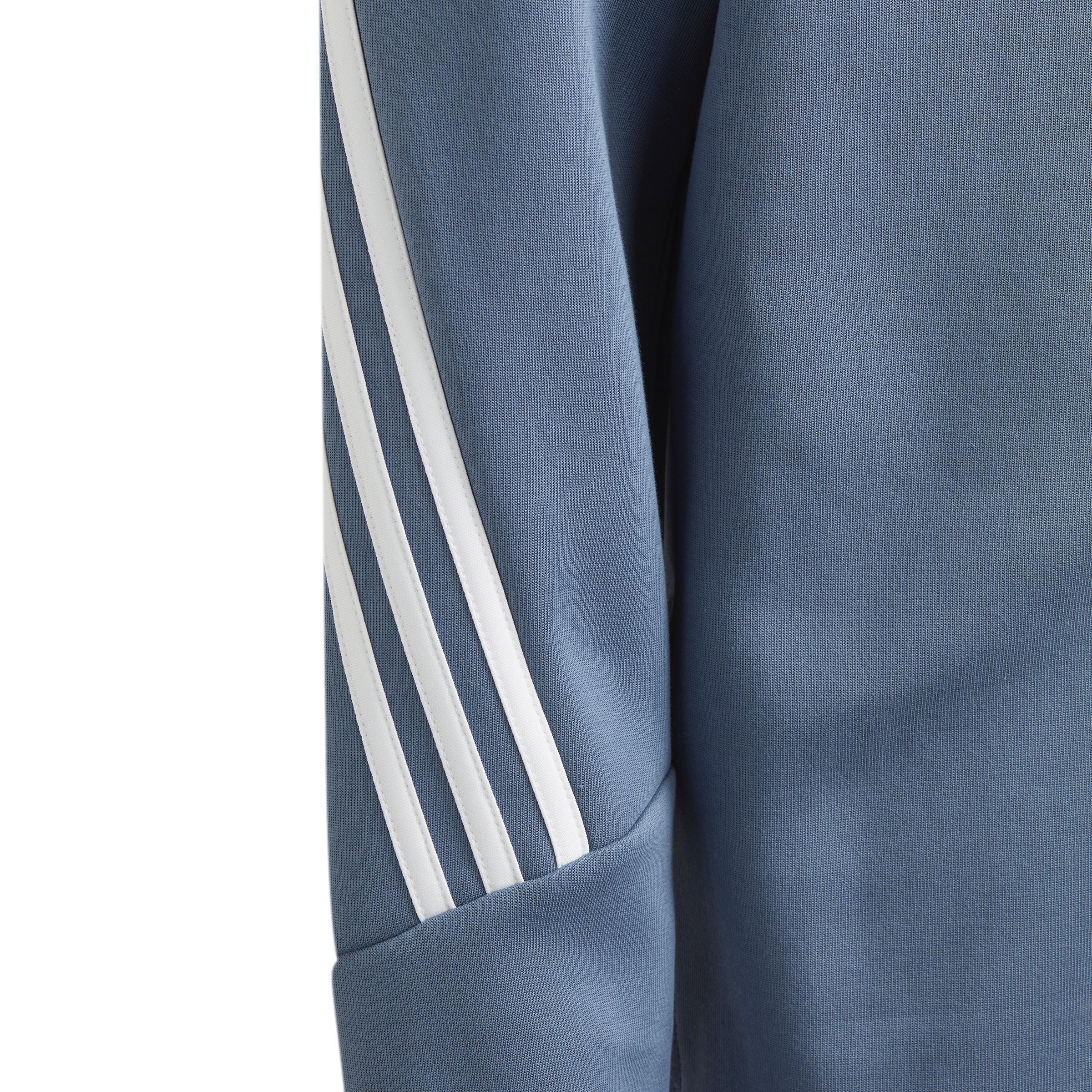Kids Future Icons 3-Stripes Full-Zip Hoodie, Blue, , large image number 4
