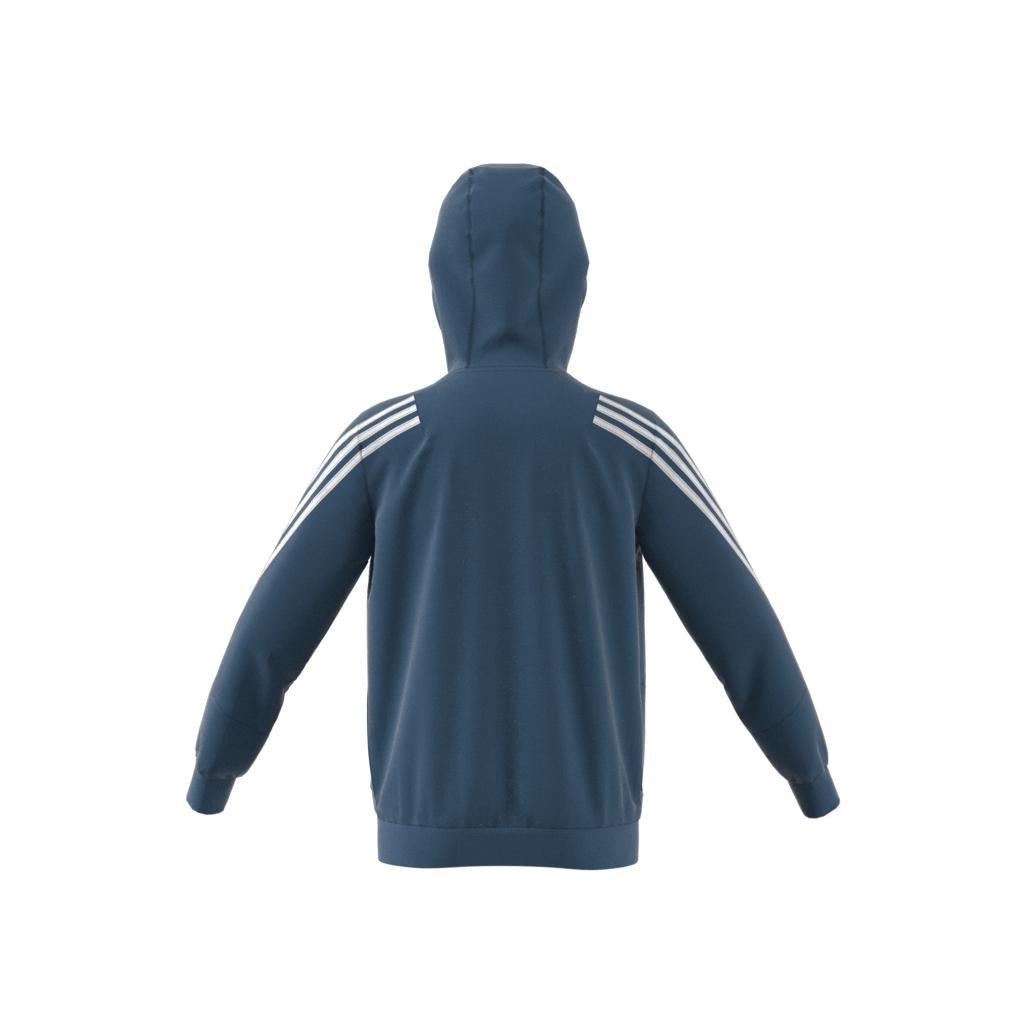 Kids Future Icons 3-Stripes Full-Zip Hoodie, Blue, , large image number 9
