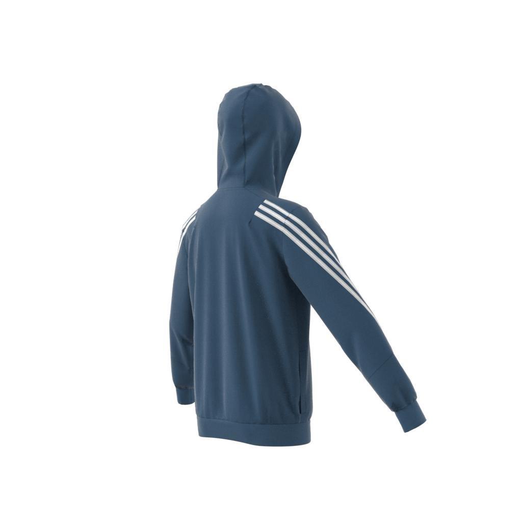 Kids Future Icons 3-Stripes Full-Zip Hoodie, Blue, , large image number 11